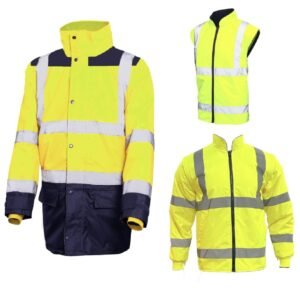 Μπουφάν εργασίας Astral ανακλαστικό κίτρινο-μπλε 5σε1 2XL