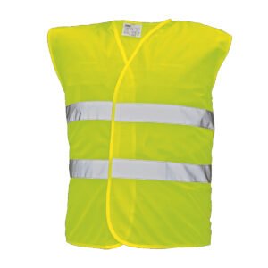 Γιλέκο προστασίας φωσφοριζέ κίτρινο-λαχανί + 2XL-5XL