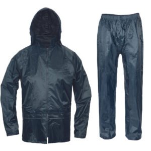Αδιάβροχο κοστούμι Splash μπλε Poly/PVC M