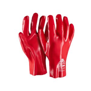 Γάντια χημικών Νο4 PVC πετρελαίου 10''-27cm Redstart