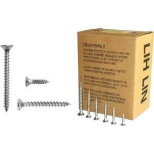 Νοβοπανόβιδες 3.5*12mm Γαλβανιζέ LIH-LIN κουτί: 1000τεμ. (τιμή/1000τεμ)