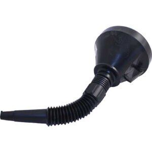 Χωνί διπλό μαύρο 13801 πλήρωσης λαδιού βενζίνης με προστατευτική σίτα