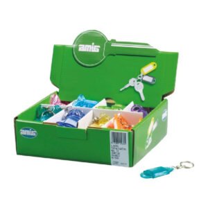 AMIG Καρτελοθήκες κλειδιών πολύχρωμες συσκευασία: 96 τεμ. 14962