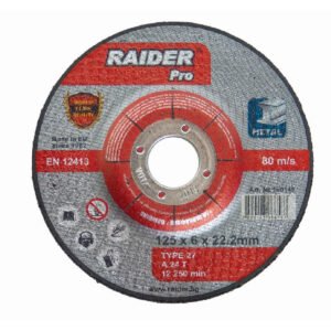 RAIDER Τροχός λείανσης Pro 180*6*22.2mm 160146