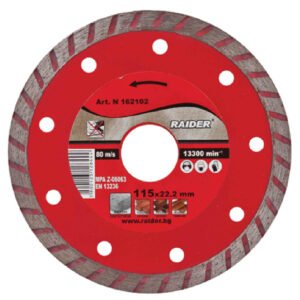 RAIDER Δίσκος κοπής διαμαντέ turbo 230ΜΜ 162111