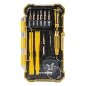 TOP MASTER Σετ εργαλείων για service κινητών 19τεμ. 220141