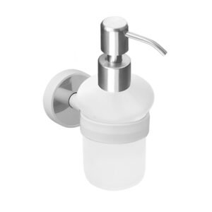 Δοχείο σαπουνιού γυάλινο OPTIMO 6801 99 Λευκό KARAG