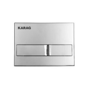 Πλακέτα καζανακίου διπλής λειτουργίας CARINA Cromo C226-0120 KARAG