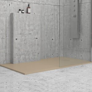 Ντουζιέρα ορθογώνια υψηλής αντοχής CLASSIC Beige KARAG 160x80cm