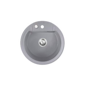Νεροχύτης κουζίνας γκρι DRGM1/51GA FERRO Ø51cm