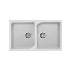 Νεροχύτης κουζίνας EGO 450 Bianco 68 ELLECI 86x50cm