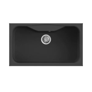 Νεροχύτης κουζίνας FOX 360 Nero 40 ELLECI 86,3x50,3cm