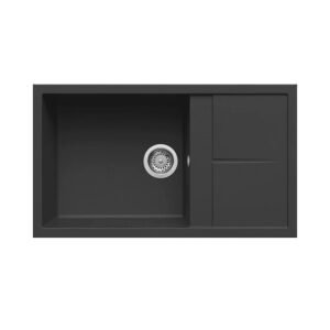 Νεροχύτης κουζίνας UNICO 410 Nero 40 ELLECI 86x50cm