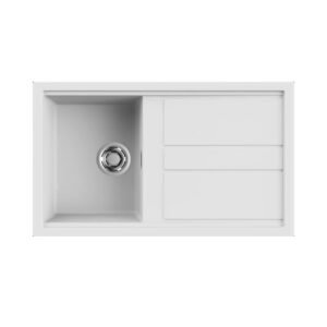 Νεροχύτης κουζίνας BEST 400 White 96 ELLECI 86x51cm