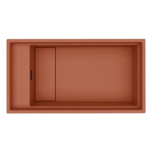 Νεροχύτης κουζίνας DIALOGO 360 Cavern Clay 83 ELLECI 86x46cm