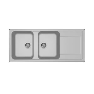 Νεροχύτης κουζίνας LIFE 500 Aluminium 79 ELLECI 116x50cm