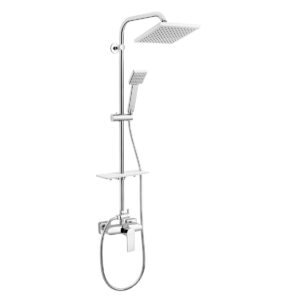 Μπαταρία σταθερού ντους ALGEO SQUARE NP74-BAQ7U FERRO