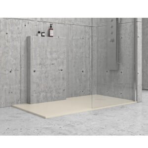 Ντουζιέρα τετράγωνη υψηλής αντοχής PIETRA Cream KARAG 80x80x2,5cm
