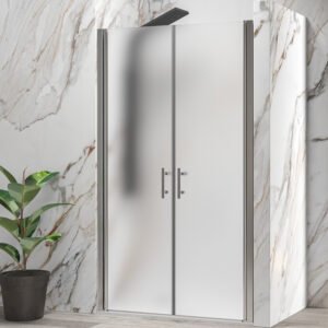Καμπίνα από τοίχο σε τοίχο με icy κρύσταλλο S 28 ALTO SALLON Cromo KARAG 105x200cm