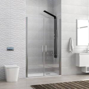 Καμπίνα από τοίχο σε τοίχο με διάφανο κρύσταλλο S 28 ALTO SALLON Cromo KARAG 85x200cm