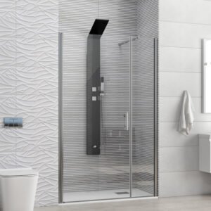 Καμπίνα από τοίχο σε τοίχο με διάφανο κρύσταλλο S 5 ALTO Cromo KARAG 150x200cm (σταθερό 80cm)