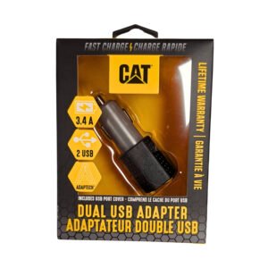 CAT Φορτιστής αυτοκινήτου 3.4A γρήγορης φόρτισης 2xUSB BLK(F-G)