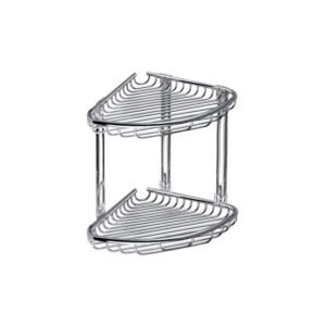 Καλάθι γωνιακό σχαρωτό RETI 963777 Χρωμέ KARAG 21x21x27cm