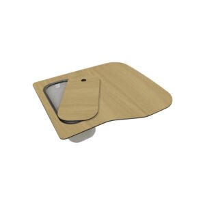 Επιφάνεια κοπής με μπολ και δίσκο για νεροχύτη FOX 360 Olmo ATH130OL ELLECI