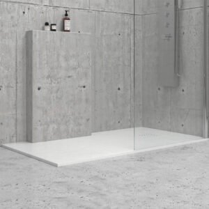 Ντουζιέρα ορθογώνια υψηλής αντοχής CLASSIC Bianco KARAG 140x80cm
