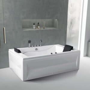 Μπανιέρα με σύστημα υδρομασάζ LILIAN K-1077 KARAG 175x82x62cm