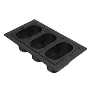 Μπολ ανοξείδωτο για νεροχύτη SINTESI Frame Black KF013100BK ELLECI