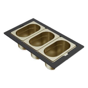 Μπολ ανοξείδωτο για νεροχύτη SINTESI Frame Gold KF013100GD ELLECI