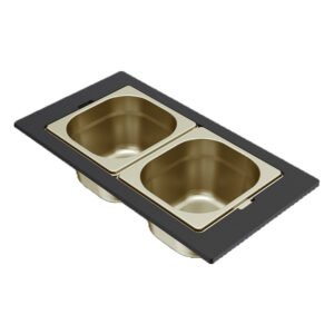 Μπολ ανοξείδωτο για νεροχύτη DIALOGO Frame Gold KF022065GD ELLECI