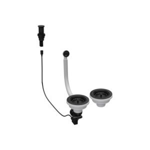 Σύστημα χειριστήριο POP-UP διπλής βαλβίδας Black KITASP-A-2VTELL-BK ELLECI