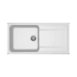 Νεροχύτης κουζίνας LIFE 480 Bianco 68 ELLECI 100x50cm