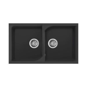 Νεροχύτης κουζίνας EGO 450 Nero 40 ELLECI 86x50cm