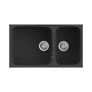 Νεροχύτης κουζίνας FOX 450 Nero 40 ELLECI 86,4x50,3cm