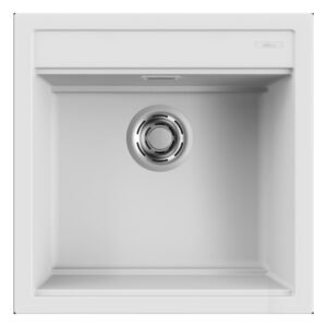 Νεροχύτης κουζίνας BEST 104 White 96 ELLECI 51x51cm