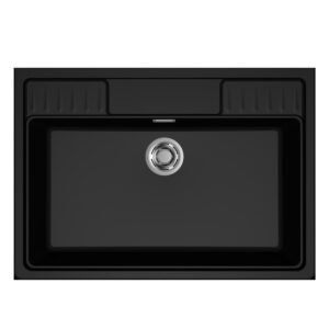 Νεροχύτης κουζίνας SPAZIO 900 Black 86 ELLECI 90x63,5cm