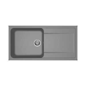 Νεροχύτης κουζίνας LIFE 480 Titanium 73 ELLECI 100x50cm