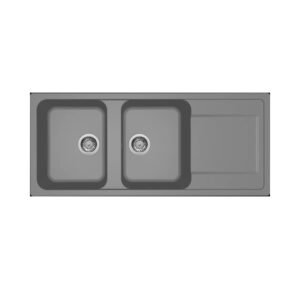 Νεροχύτης κουζίνας LIFE 500 Titanium 73 ELLECI 116x50cm