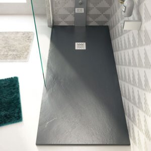 Ντουζιέρα τετράγωνη υψηλής αντοχής PIETRA Ardesia KARAG 80x80x2,5cm