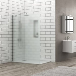 Σταθερό διαχωριστικό ντουζιέρας με icy κρύσταλλο S 28F ALTO Cromo KARAG