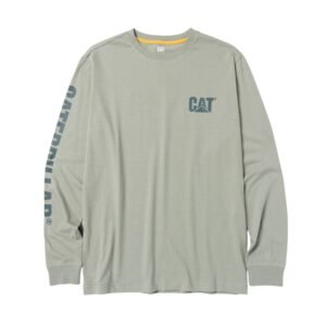 CAT Μπλουζάκι μακρυμάνικο trademark tee πράσινο 2XL 1510034