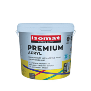 ISOMAT PREMIUM ACRYL 0,75LT ΛΕΥΚΟ