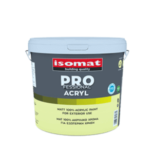 ISOMAT PROFESSIONAL ACRYL 0,75LT ΛΕΥΚΟ