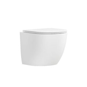 Λεκάνη αναρτώμενη tornado με κάλυμμα MILOS LT 046E White Glossy KARAG