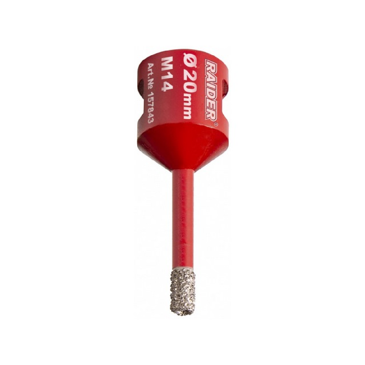 RAIDER Ποτηροτρύπανο διαμαντέ M14 Φ20mm 157843