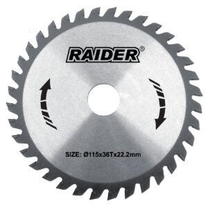RAIDER Δίσκος κοπής ξύλου Φ20/ Φ180/24Δόντια 163102