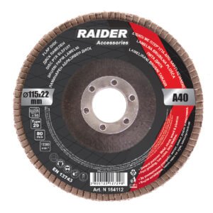 RAIDER Δίσκος φυλλαράκι Φ115 Α080 164103